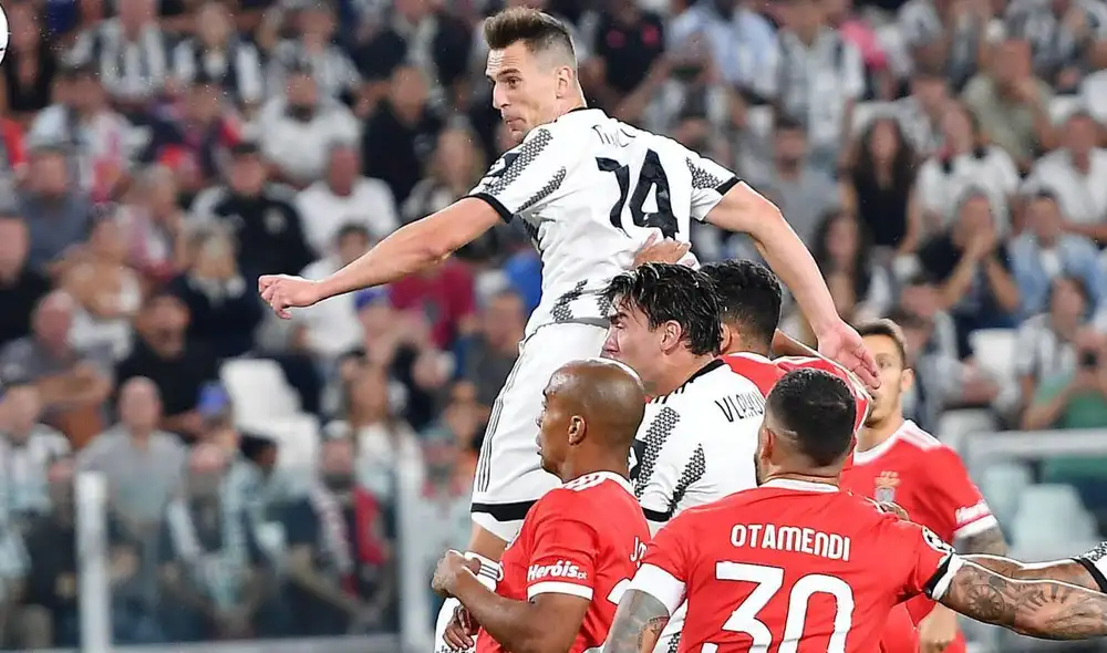 Juventus y Benfica se miden por la fecha 2 de UEFA Champions League. Foto: EFE Juventus y Benfica se miden por la fecha 2 de UEFA Champions League. Foto: EFE