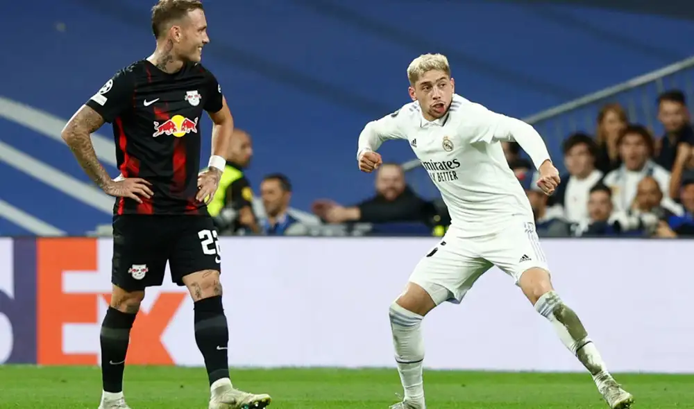 Federico Valverde marcó por segundo partido consecutivo con Real Madrid. Foto: EFE