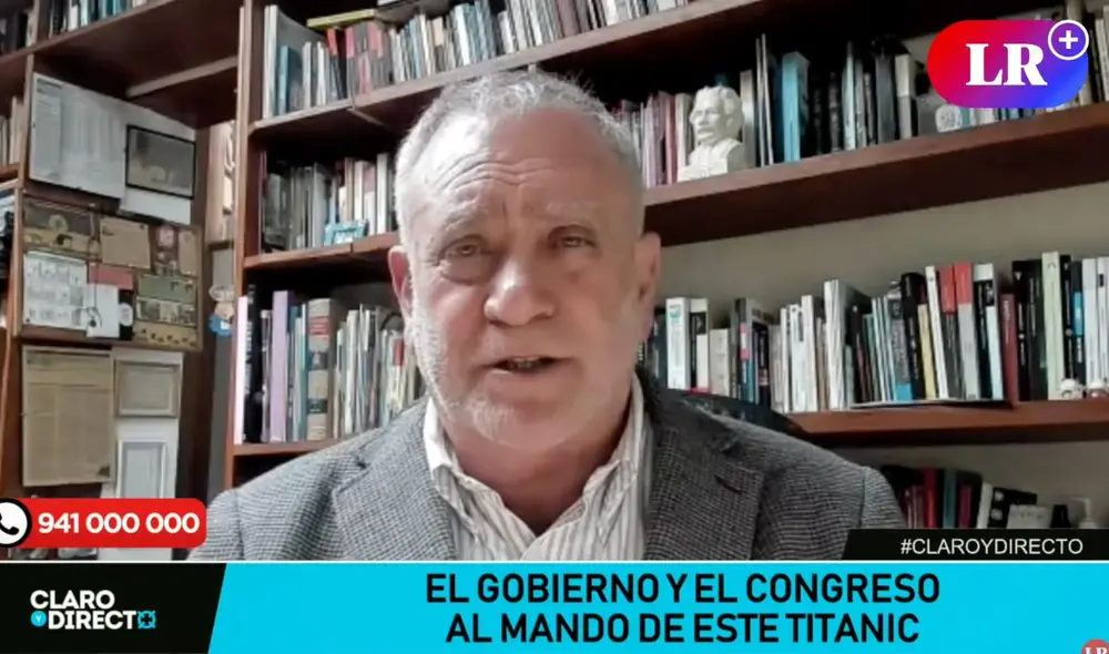 Rodrich propuso como temática de este 14 de setiembre los dos poderes del Estado desaprobados por la población. Foto: captura /LR+