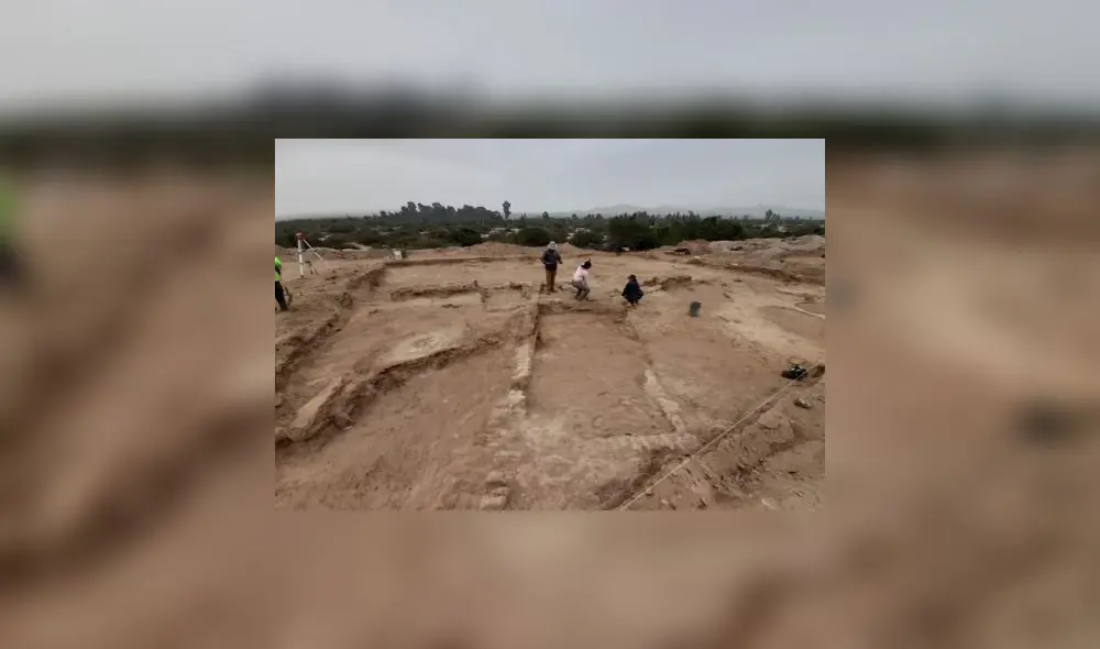 Este centro urbano tendría una antigüedad de 600 a 800 años después de Cristo. Foto: UNMSM Este centro urbano tendría una antigüedad de 600 a 800 años después de Cristo. Foto: UNMSM