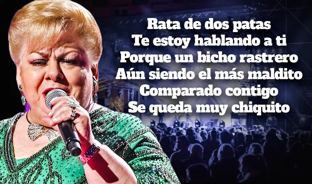 ¿A quién está dedicada la canción "Rata de dos patas" de Paquita?. Foto: composición de Fabrizio Oviedo/People en español