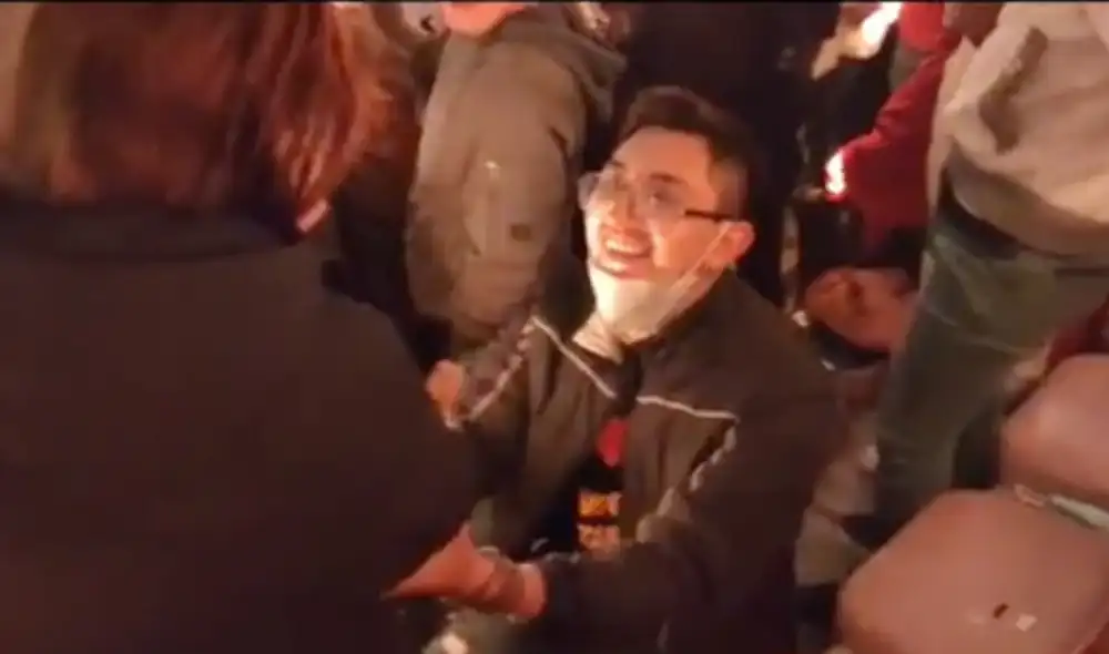 Este hecho sucedió durante el concierto de Coldplay en el Estadio Nacional el pasado martes 13 de septiembre. Foto: captura TikTok