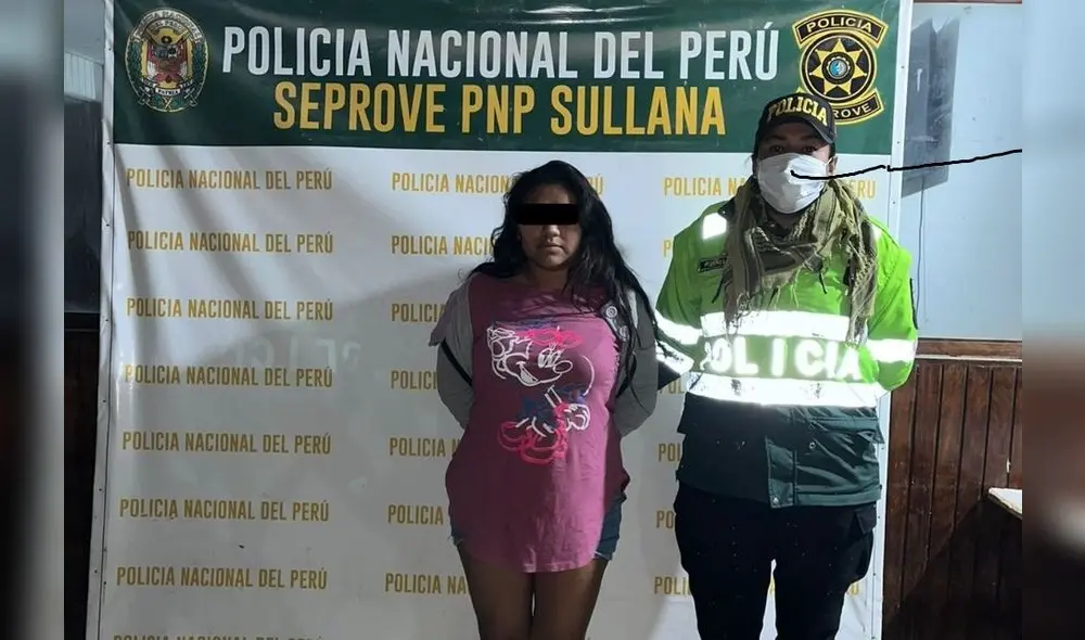 Ciudadana fue intervenida en flagrancia cuando tenía los 220 soles producto del delito. Foto: PNP