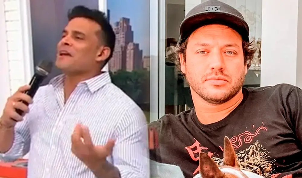 Christian Domínguez calificó como "mito" haber tenido una riña con Julián Alexander en su boda. Foto: composición/captura América TV/Julián Alexander/Instagram