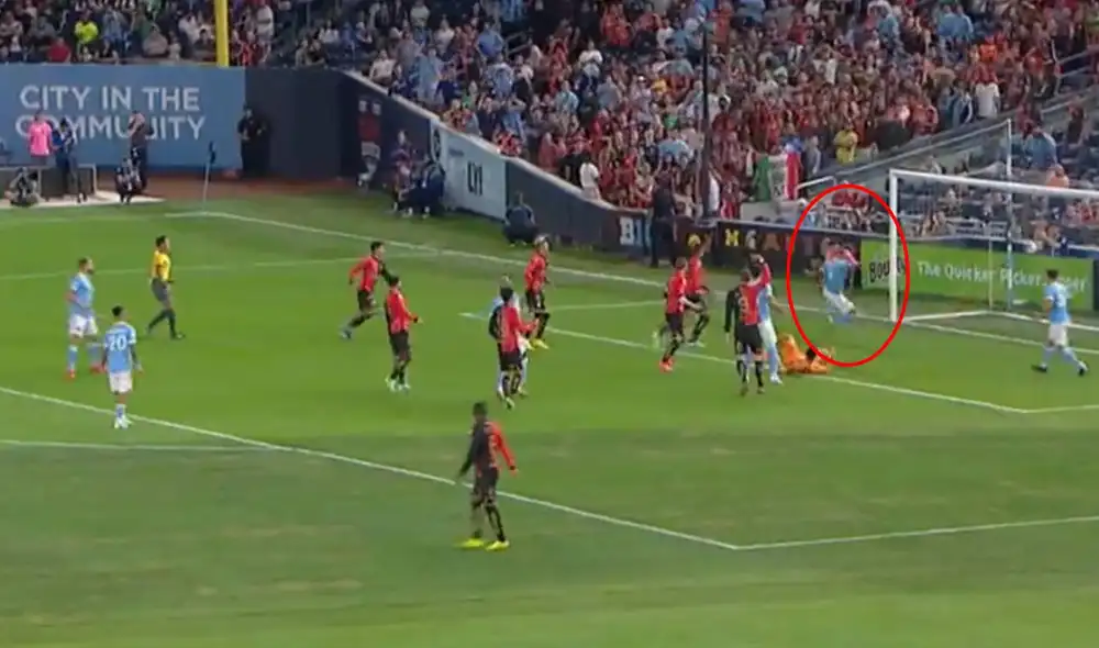 Alexander Callens anotó el 1-0 para el cuadro de la MLS. Foto: captura TUDN Alexander Callens anotó el 1-0 para el cuadro de la MLS. Foto: captura TUDN