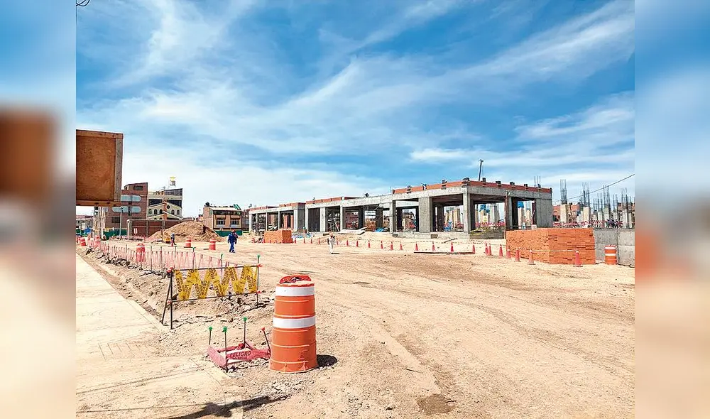 Hospital en construcción. Foto: La República Hospital en construcción. Foto: La República
