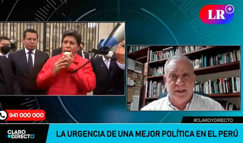 El periodista Álvarez Rodrich expresó su preocupación por la situación del Gobierno. Foto: captura /LR+