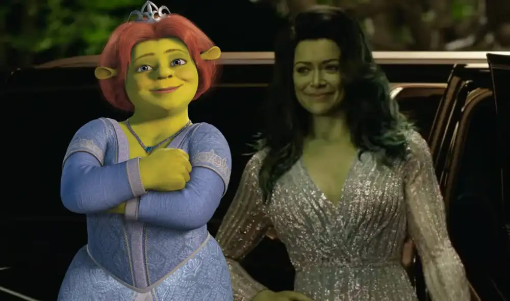 Shrek es canon en el Universo Cinematográfico de Marvel gracias a la serie "She Hulk". Foto: composición/Dreamworks/Disney+