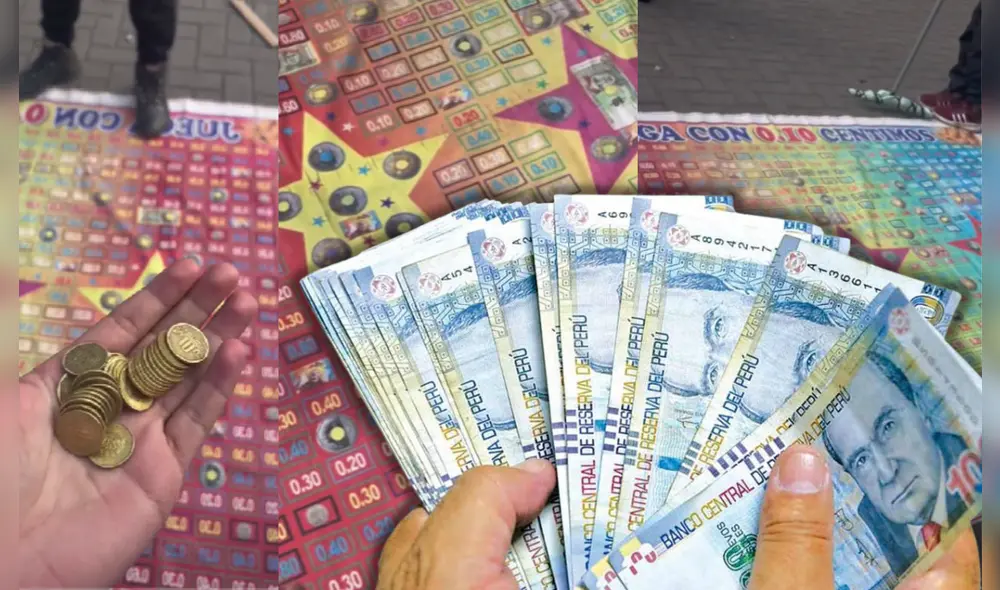 Conoce cuánto puede ganar en promedio una persona en el negocio del juego de monedas. Foto: composición LR/ @dante.contemp /captura TikTok/ La República