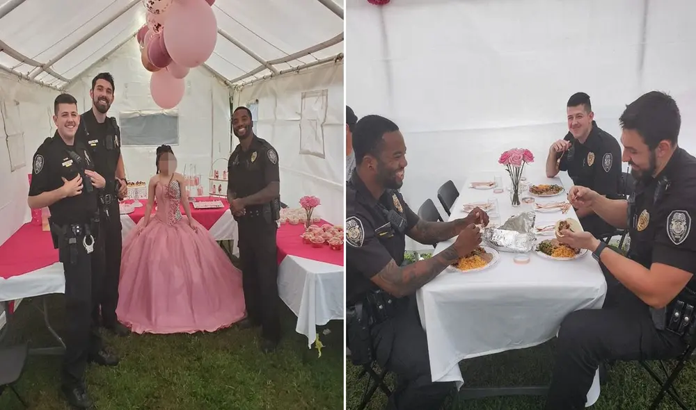 Miles de usuarios quedaron cautivados al ver estas imágenes. Foto: composición LR/Facebook/Departamento Policial de Greensboro