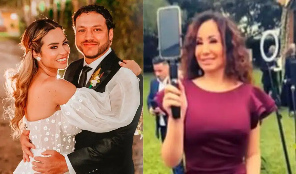 Ethel Pozo se pronuncia sobre las actitudes de sus invitados a su boda con Julián Alexander. Foto: Composición La República/Ethel Pozo/Brunella Horna/Instagram