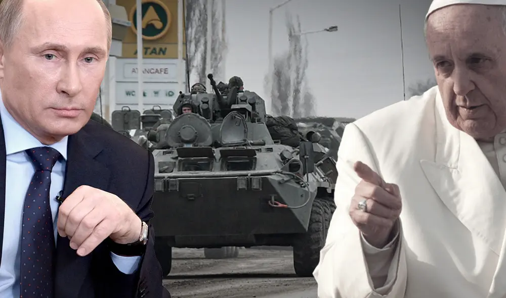 Papa Francisco aseveró que si Rusia no quiere dialogar sería una pena. Foto: composición LR/EFE Papa Francisco aseveró que si Rusia no quiere dialogar sería una pena. Foto: composición LR/EFE