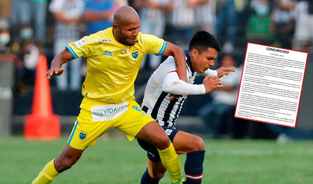 El club norteño expresó su incomodidad con los cambios para su partido ante Alianza Lima. Foto: composición GLR/Carlos Stein FC