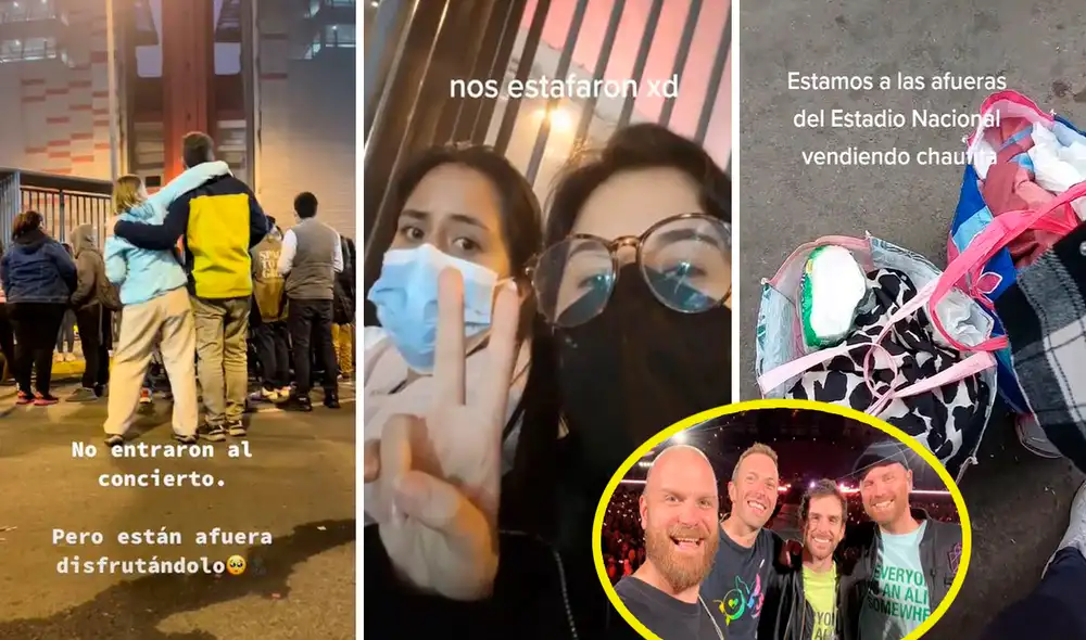 Los peruanos disfrutaron de las canciones de la banda británica el 13 y 14 de septiembre, pero hubo hechos que se robaron el show. Foto: composición LR/TikTok Los peruanos disfrutaron de las canciones de la banda británica el 13 y 14 de septiembre, pero hubo hechos que se robaron el show. Foto: composición LR/TikTok