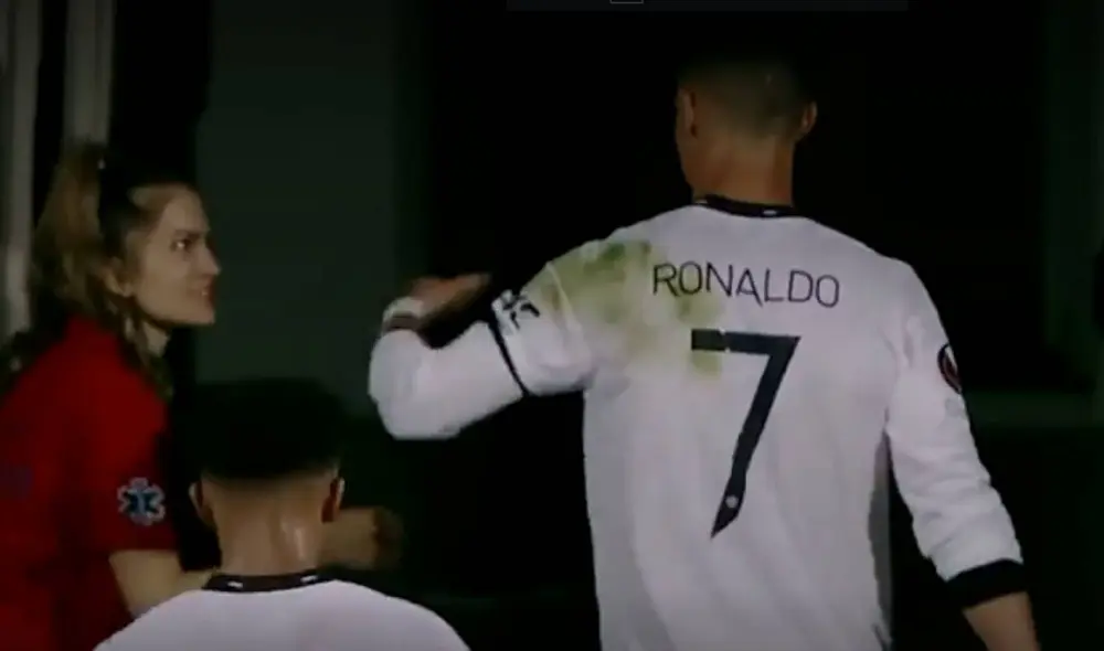La reacción de Cristiano Ronaldo se volvió viral en las redes sociales. Foto: captura/ESPN La reacción de Cristiano Ronaldo se volvió viral en las redes sociales. Foto: captura/ESPN