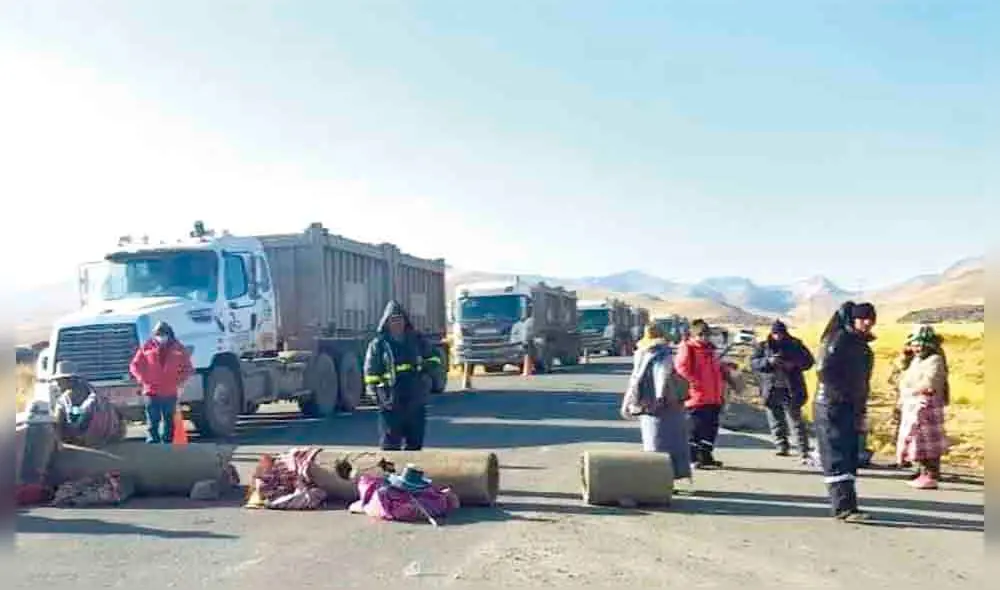 Protestas. En Espinar, pobladores iniciaron una protesta porque no se atiende su pliego de reclamos. Foto: La República