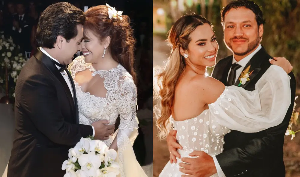 Usuarios compararon la boda de Ethel Pozo con la de Magaly Medina luego de contratar al mismo wedding planner. Foto: Revista Cosas/Instagram/Ethel Pozo Usuarios compararon la boda de Ethel Pozo con la de Magaly Medina luego de contratar al mismo wedding planner. Foto: Revista Cosas/Instagram/Ethel Pozo