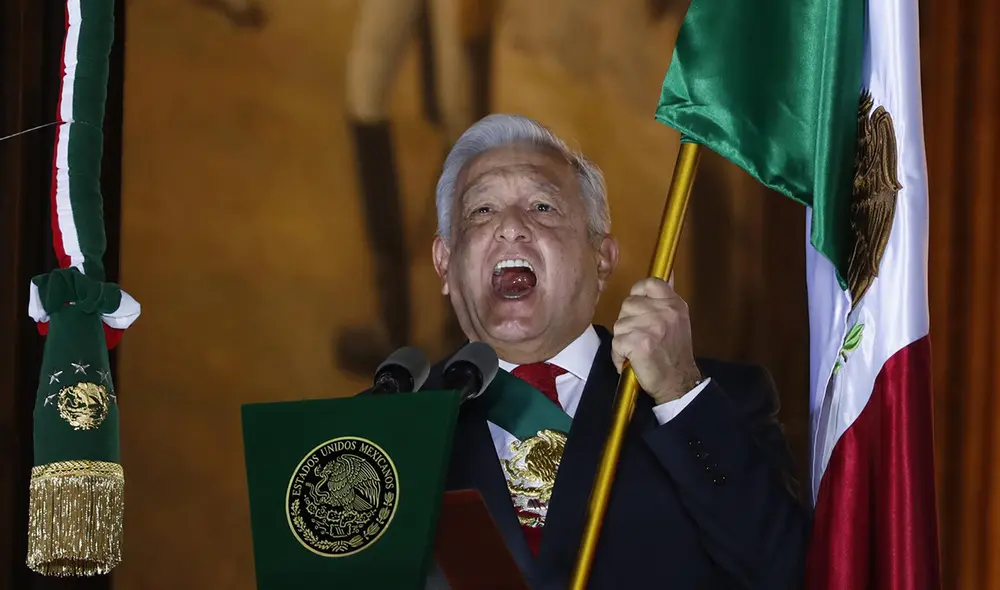 AMLO dio inicio a las celebraciones con el Grito de Independencia. A los festejos, acudieron invitados especiales. Foto: EFE AMLO dio inicio a las celebraciones con el Grito de Independencia. A los festejos, acudieron invitados especiales. Foto: EFE