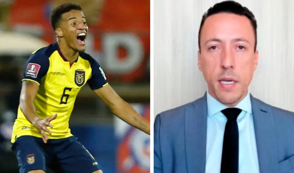 Byron Castillo no asistió a la audiencia de la FIFA. Foto: composición/AFP/La Tercera