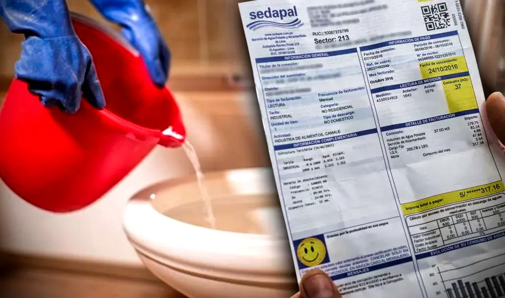 Para evitar una tarifa mensual elevada, es importante revisar que las tuberías no tengan fuga y todo marche correctamente. Foto: composición de Gerson Cardoso