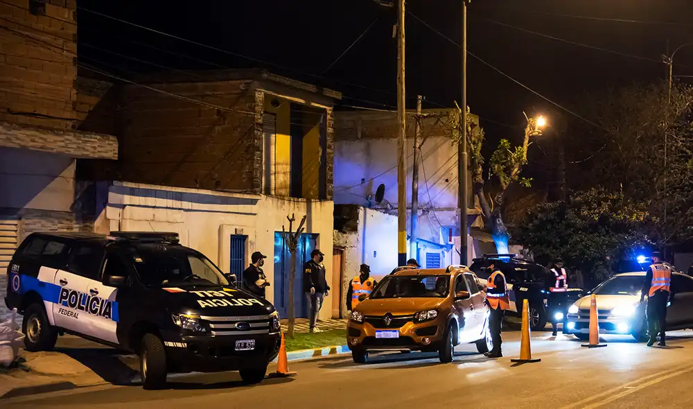 El hecho ocurrió en Matheu 4.600, en el barrio Pinos de Anchorena de la ciudad balnearia de Mar del Plata. Foto: AFP El hecho ocurrió en Matheu 4.600, en el barrio Pinos de Anchorena de la ciudad balnearia de Mar del Plata. Foto: AFP