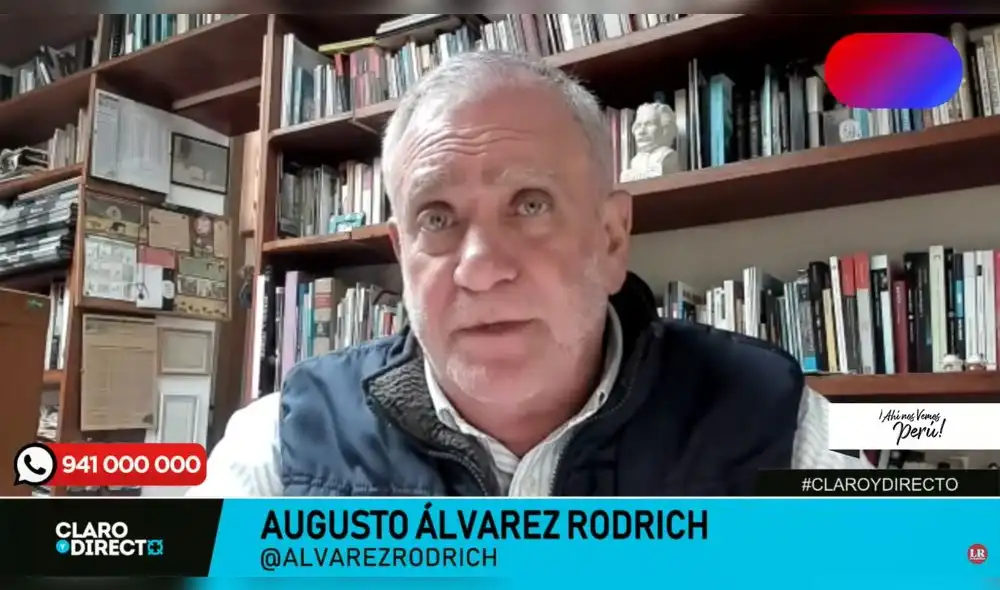 Augusto Álvarez Rodrich habla sobre encuentro entre Pedro Castillo y José Williams en Claro y directo Augusto Álvarez Rodrich habla sobre encuentro entre Pedro Castillo y José Williams en Claro y directo