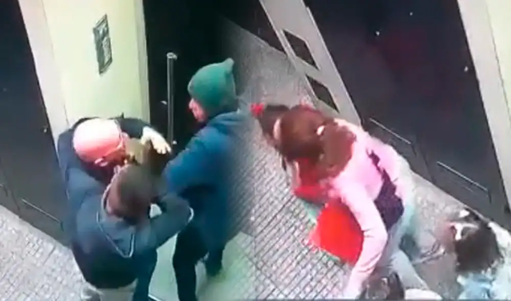 El terrible momento quedó registrado por cámaras de seguridad de la vivienda. Foto: Todo Noticias