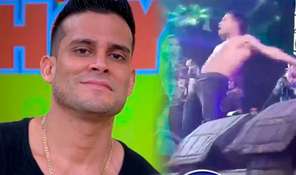 Christian Domínguez ha dado de qué hablar por sus shows en cada concierto que realiza. Foto: composición/captura ATV/difusión Christian Domínguez Christian Domínguez ha dado de qué hablar por sus shows en cada concierto que realiza. Foto: composición/captura ATV/difusión Christian Domínguez