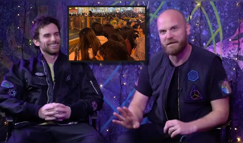 Guy Berryman y Will Champion se sorprendieron con la bienvenida que el público peruano dio a Coldplay. Foto: composición LR/Radio Planeta/Facebook