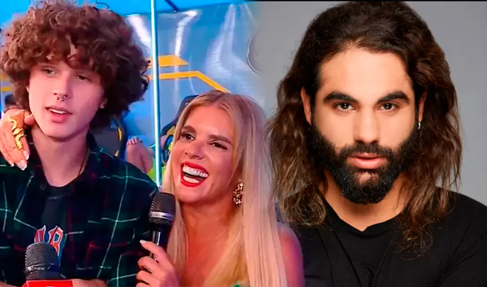 Johanna San Miguel posee una cálida relación amical con Stefano Salvini. Foto: composición/captura América TV/Stefano Salvini/Instagram