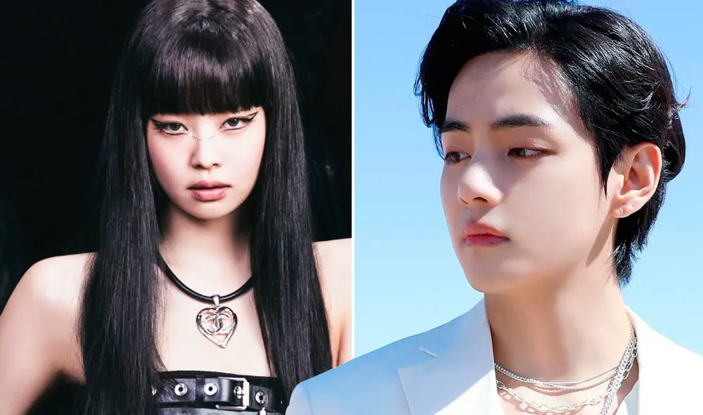 Jennie y Taehyung: ambos tienen 26 años y notables carreras en la industria del k-pop. Foto: composición YG/BIGHIT