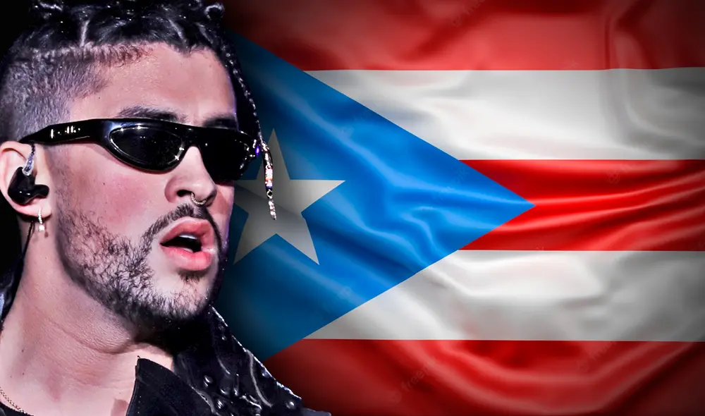 Bad Bunny habló duramente de su país, Puerto Rico. Foto: composición LR/Fabrizio Oviedo/AFP/Freepik