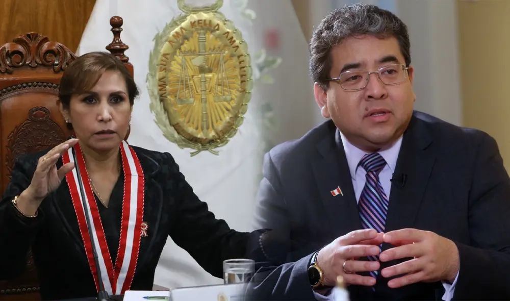 Patricia Benavides y Nelson Shack se reunieron este viernes en la sede del Ministerio Público. Foto: composición La República/Andina Patricia Benavides y Nelson Shack se reunieron este viernes en la sede del Ministerio Público. Foto: composición La República/Andina