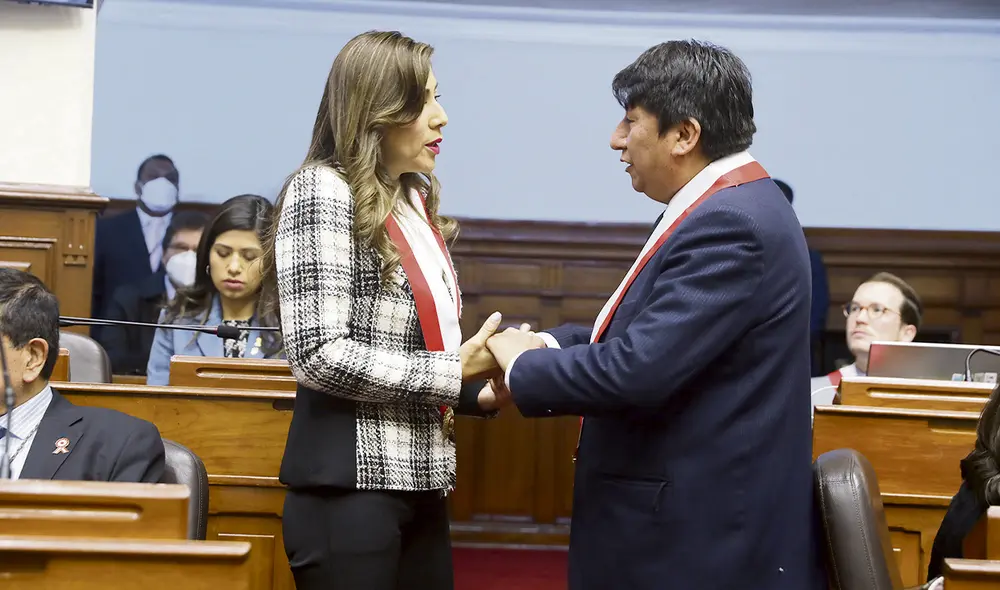 No es casual. Camones preside Acusaciones Constitucionales, Cerrón es el vicepresidente. Foto: difusión