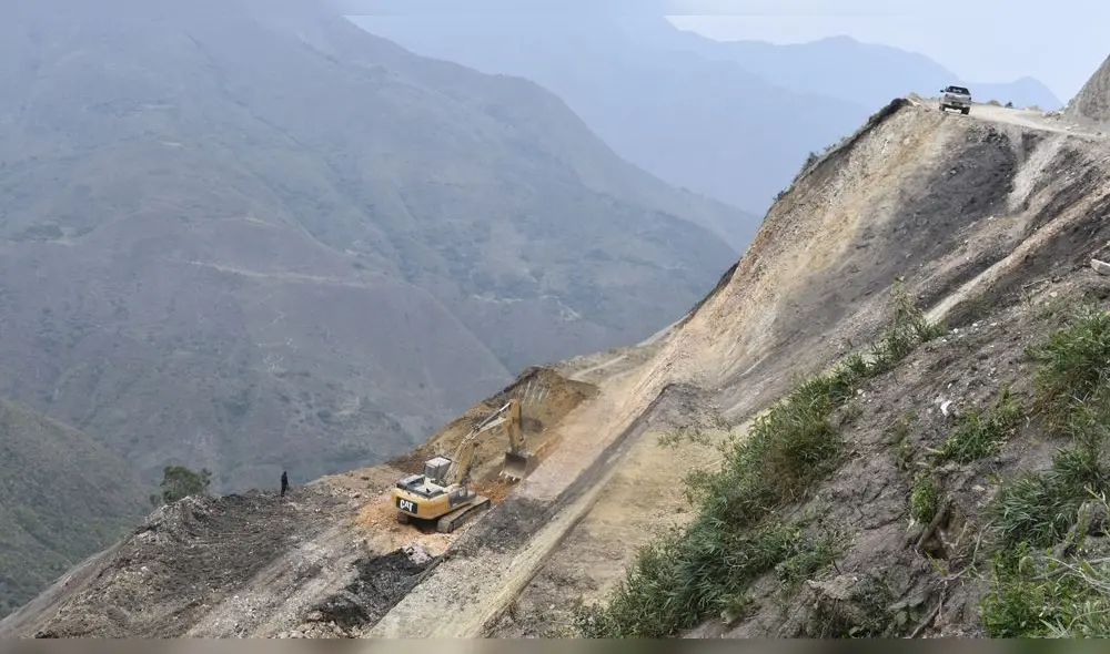 Mejoramiento de corredor vial servirá para unir las regiones de Cajamarca y Amazonas. Foto: GRC.