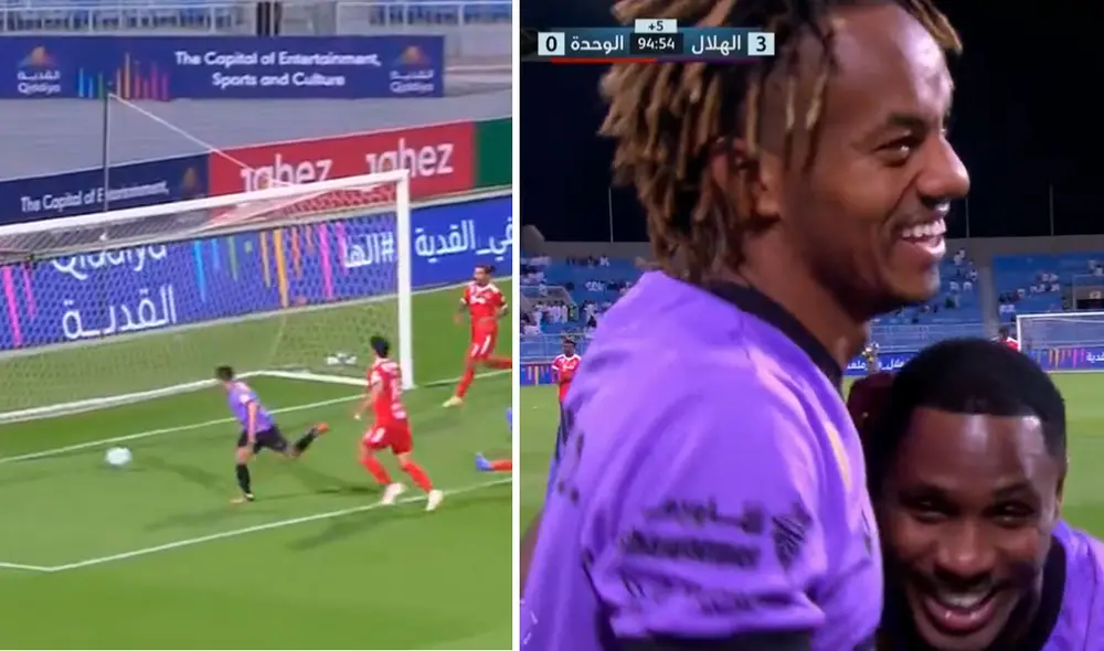 André Carrillo es habitual titular en Al Hilal. Foto: composición/SSC