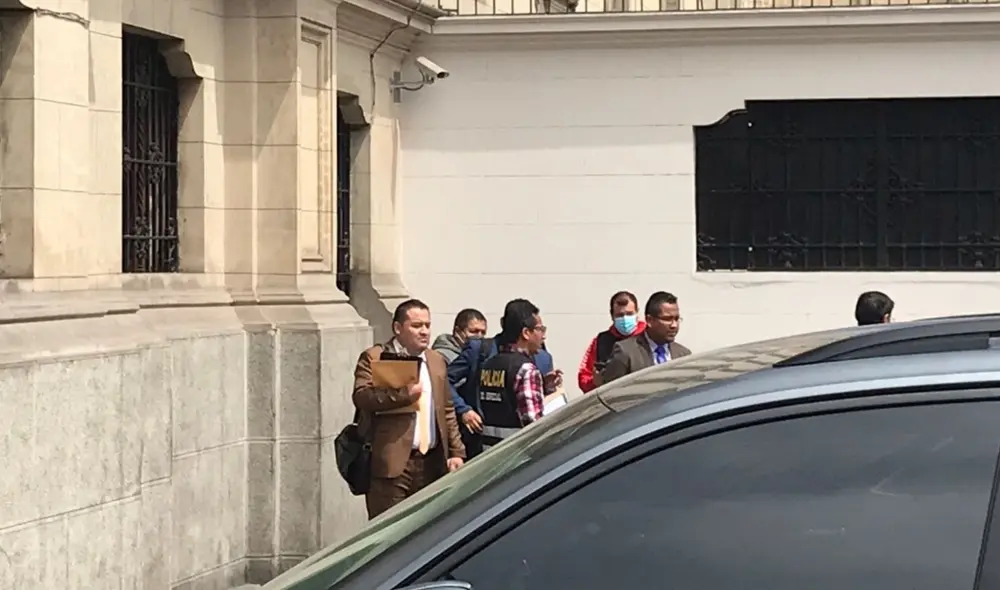 Representantes del Ministerio Público llegaron a Palacio de Gobierno el último viernes 17 de setiembre. Foto: Antonio Melgarejo Representantes del Ministerio Público llegaron a Palacio de Gobierno el último viernes 17 de setiembre. Foto: Antonio Melgarejo