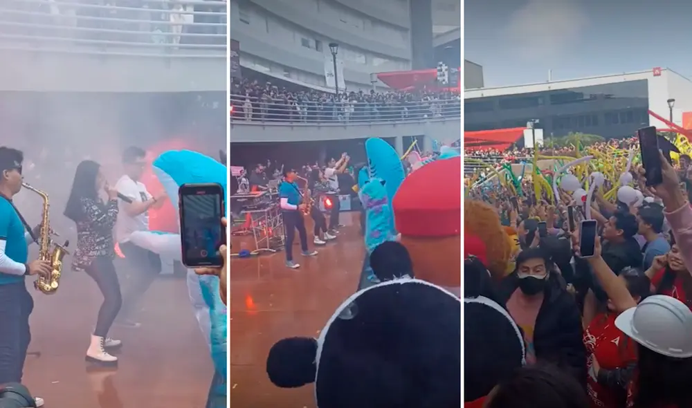 Los alumnos no pararon de corear Mi bebito fiu fiu. Foto: composición LR/ Líbero