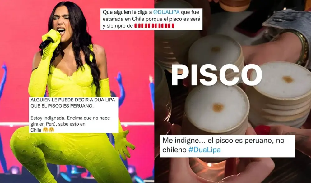 Dua Lipa no incluyó a Perú dentro de "Future nostalgia tour". Foto: composición LR/captura de Instagram/Dua Lipa