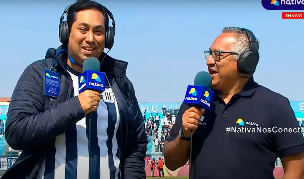 Director de Nativa apareció con la camiseta de Alianza en plena transmisión de la final de reservas