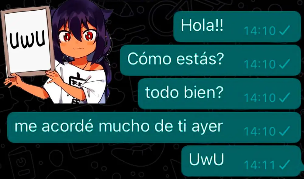 UwU es una expresión que nace en los animes japoneses. Foto: La República