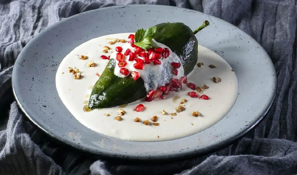 El chile en nogada es un platillo típico de México que se debe comer frío o a temperatura ambiente. Foto: Agencia Reforma