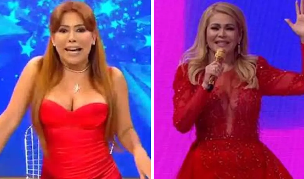 Magaly Medina y Gisela Valcárcel mantienen una rivalidad de muchos años. Foto: capturas de ATV y América TV