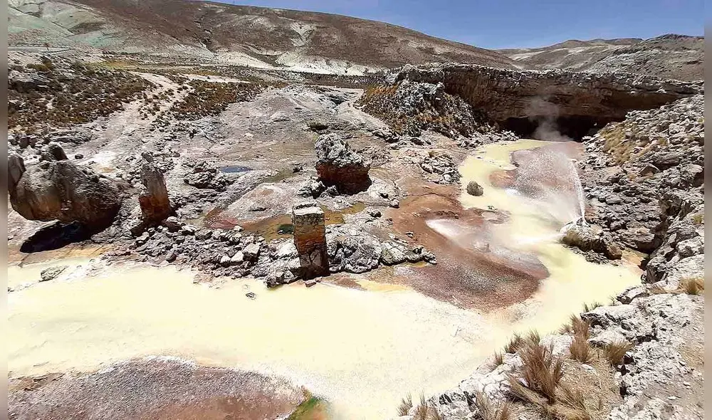 Río Titire. Es una cuenca contaminada de metales pesados y cuya agua de mala calidad llega a Tambo. Quellaveco quiere llevarse ese caudal, pero agricultores insiste regar con este recurso. Foto: Cortesía