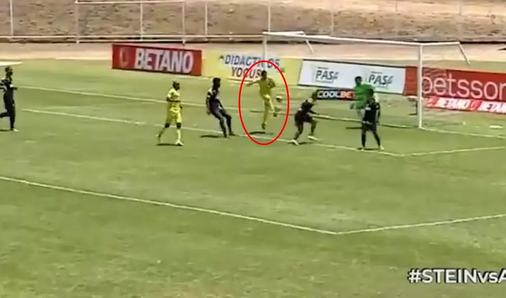 Gabriel Leyes aplicó la 'ley del ex' y anotó el empate en Jaén. Foto: captura Willax TV Gabriel Leyes aplicó la 'ley del ex' y anotó el empate en Jaén. Foto: captura Willax TV