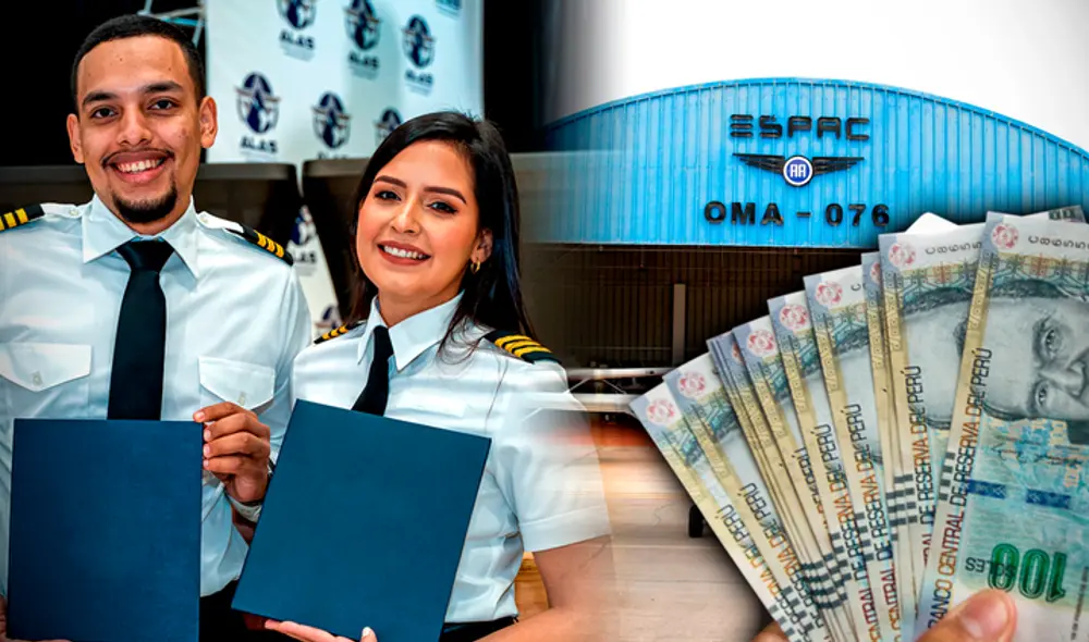 ¿Sabías que a los pilotos de líneas aéreas se les paga según la cantidad de horas en vuelo? Foto: Facebook de Espac / composición de Gerson Cardoso / La República ¿Sabías que a los pilotos de líneas aéreas se les paga según la cantidad de horas en vuelo? Foto: Facebook de Espac / composición de Gerson Cardoso / La República
