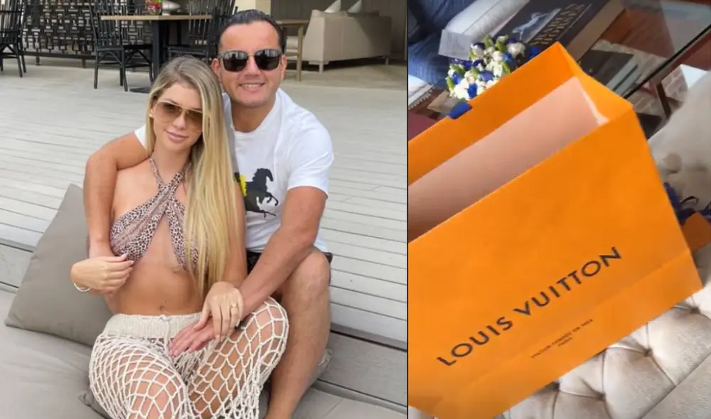 Brunella Horna mostró el costoso regalo para Richard Acuña. Foto: composición LR/ @brunehorna/Instagram Brunella Horna mostró el costoso regalo para Richard Acuña. Foto: composición LR/ @brunehorna/Instagram