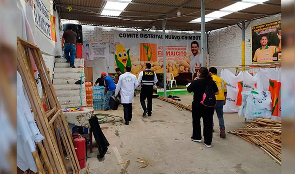 La Policía inició las investigaciones. Foto: Radio RSD La Policía inició las investigaciones. Foto: Radio RSD