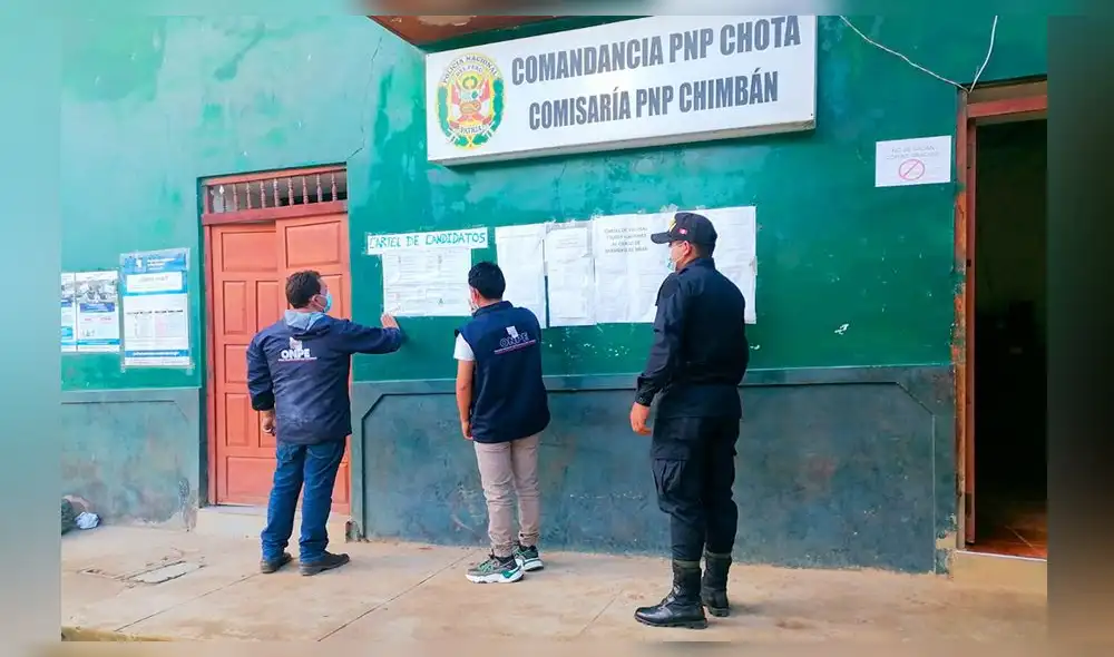 ODPE Chota publicó lista de candidatos en las comisarías de su jurisdicción. Foto: ODPE Chota ODPE Chota publicó lista de candidatos en las comisarías de su jurisdicción. Foto: ODPE Chota