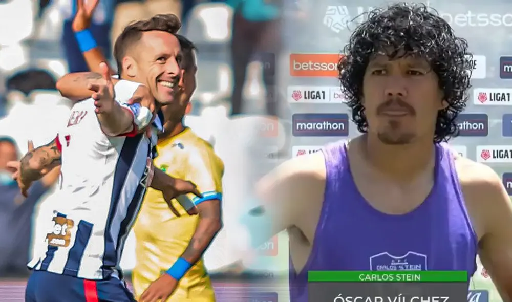 Pablo Lavandeira y Óscar Vílchez fueron los protagonistas del polémico penal cobrado en el partido Alianza Lima vs. Carlos Stein. Foto: composición GLR/Alianza Lima/Willax